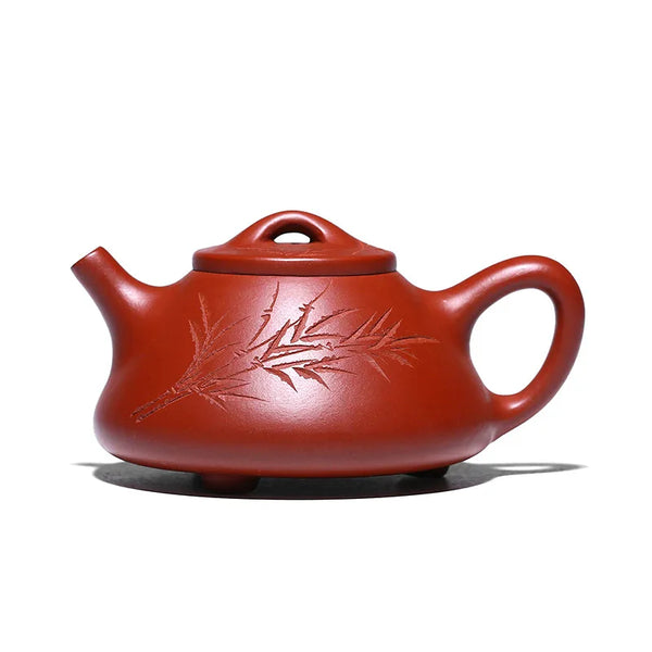Yixing Handmade Purple Clay/Zisha Pot Bamboo Shadow
